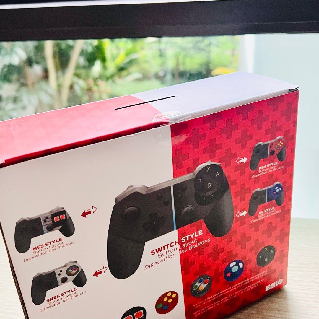 [50 off] Brand New Emio Nintendo Switch Pad 5 In1 Controller Video Gaming, Gaming