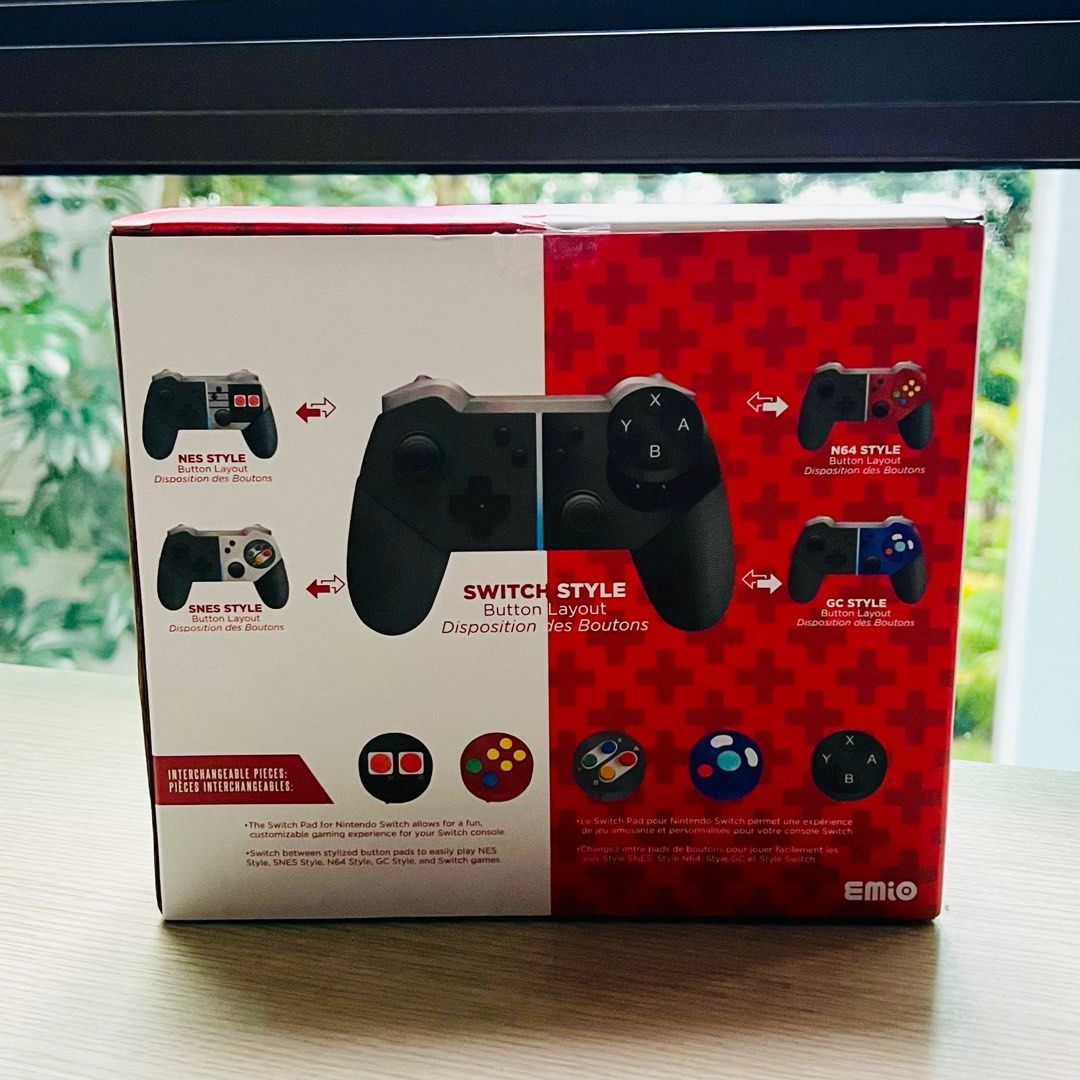 [50 off] Brand New Emio Nintendo Switch Pad 5 In1 Controller Video Gaming, Gaming