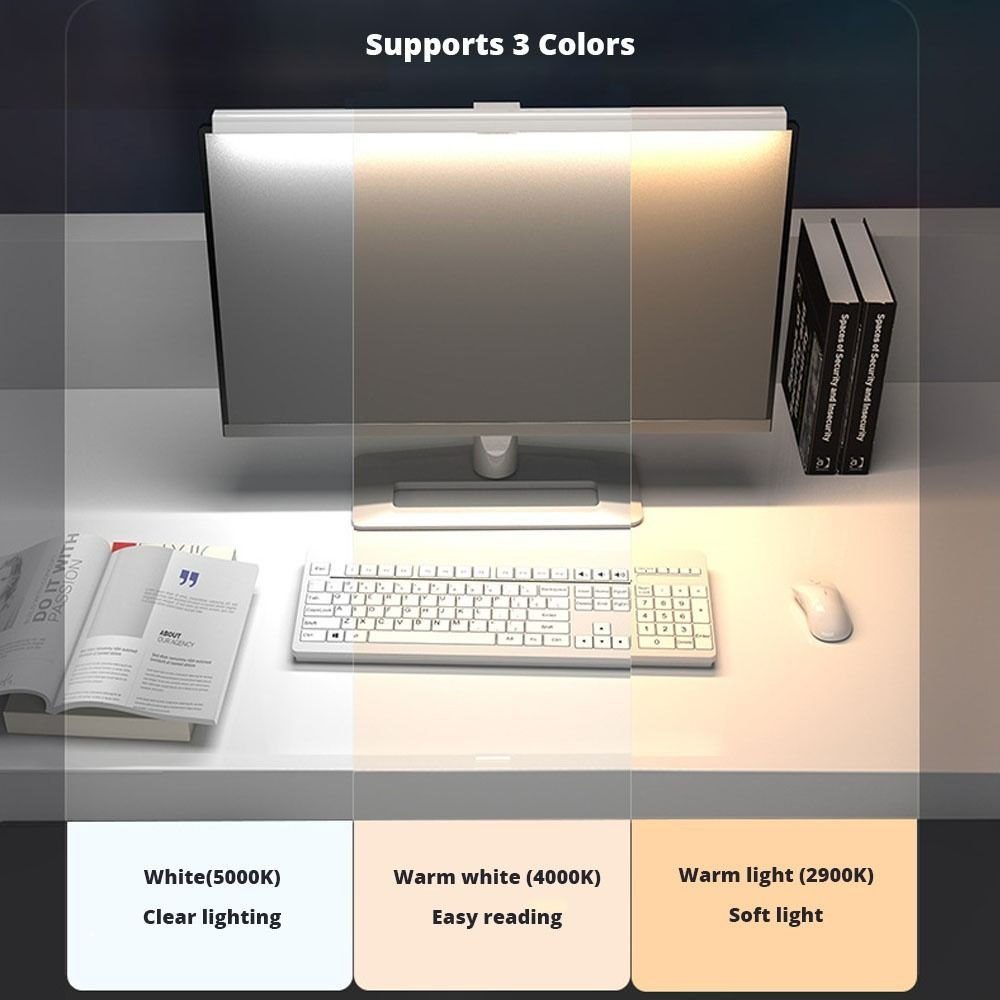 50cm-78 LED Screen Light Bar USB Computer Monitor Reading Desk Lamp  Dimmable USA