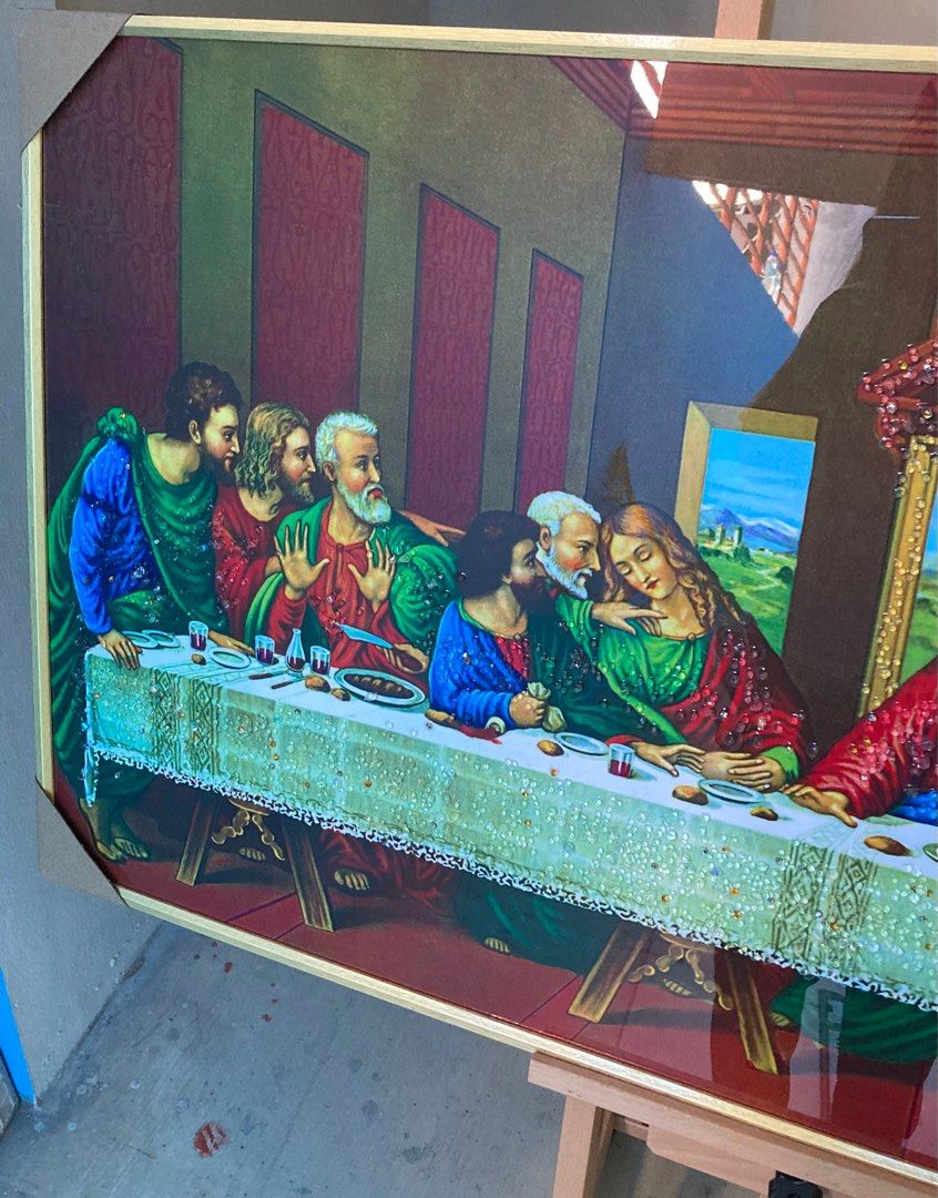 60x120cm Last Supper Frame, Furniture & Home Living, Home Decor, Wall