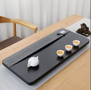 平分秋色-屋金石茶盤 70*30*3cm 排儲水兩用 復古家用茶盤