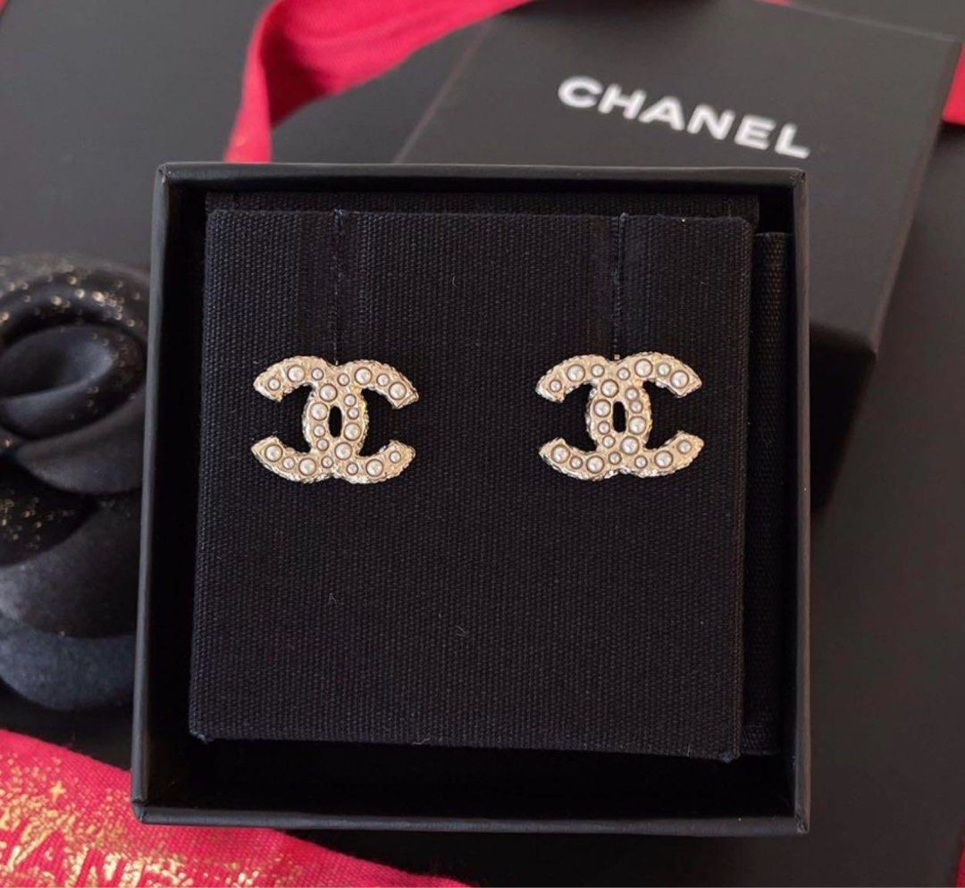 Genuine shop chanel earrings