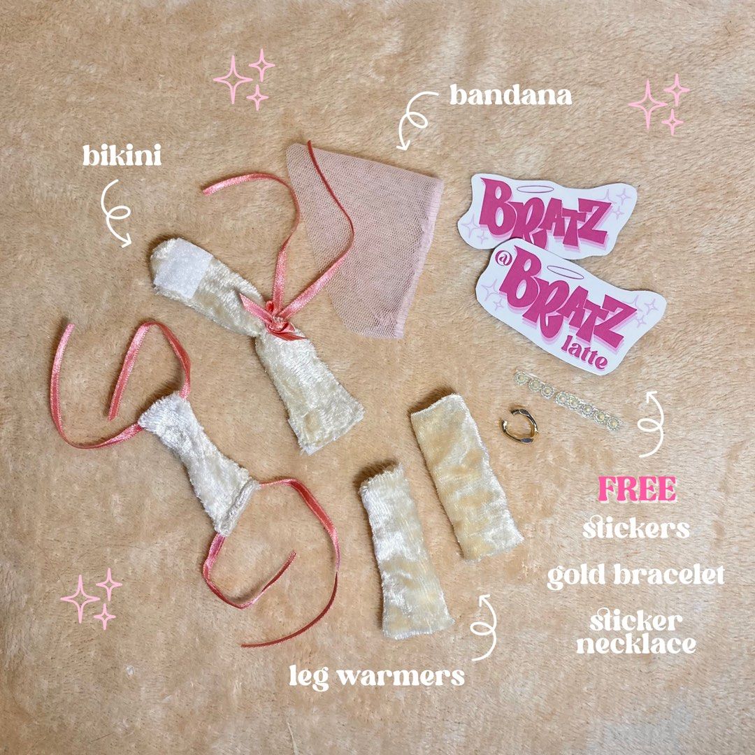 🌺 Bratz Bikini Outfitz Hand Made 🌺 (Limited Edition), Hobbies & Toys,  Toys & Games on Carousell