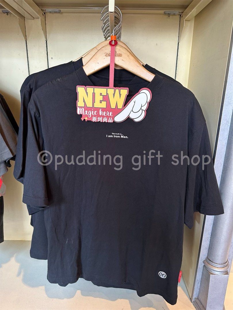 (代購) HK Disney Iron Man Tee, 男裝, 上身及套裝, Tshirt、恤衫、有領衫 Carousell