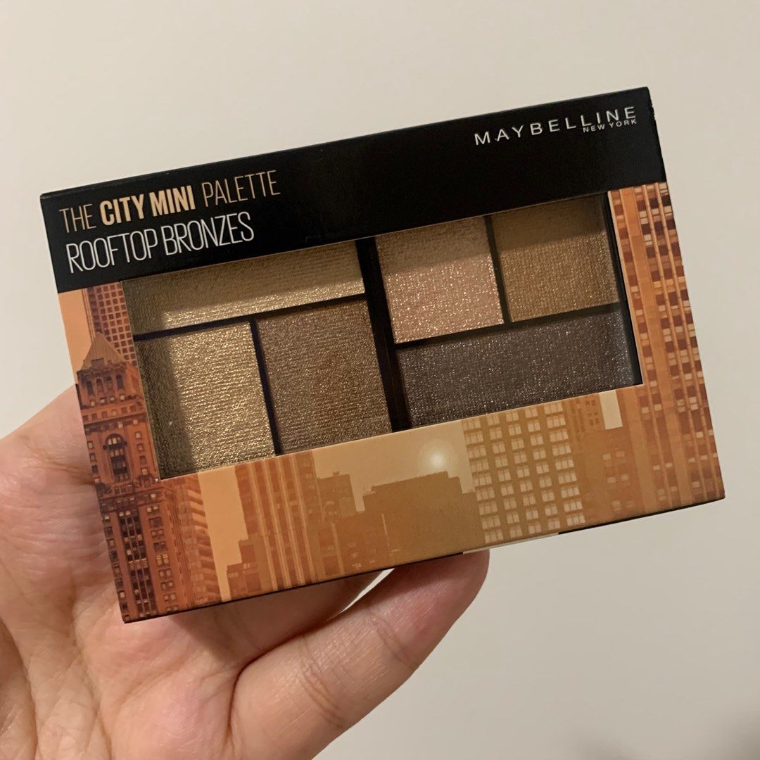 🆕 Maybelline The City Mini Palette 5th Avenue Sunset & Rooftop Bronzes  Eyeshadow Palette, Beauty & Personal Care, Face, Makeup on Carousell