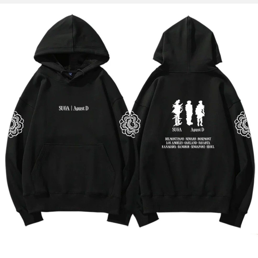 PO CLOSED BTS SUGA AGUST D D DAY HOODIE JACKET