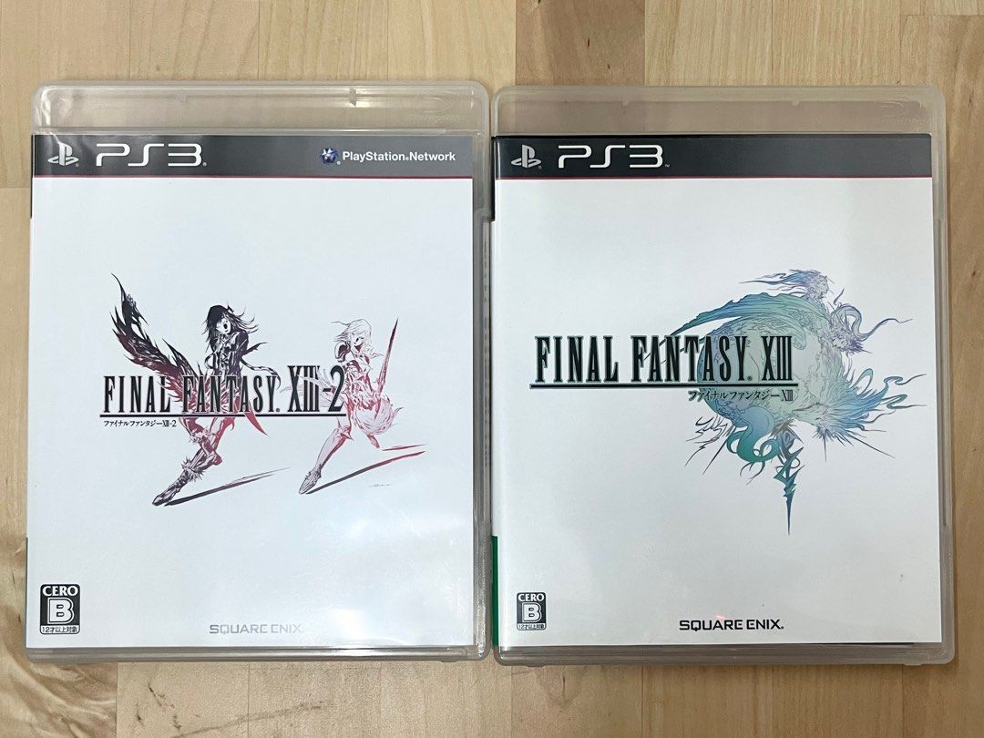 日版PS3 SQUARE ENIX FINAL FANTASY XIII FF XIII-2 太空戰士13 13-2