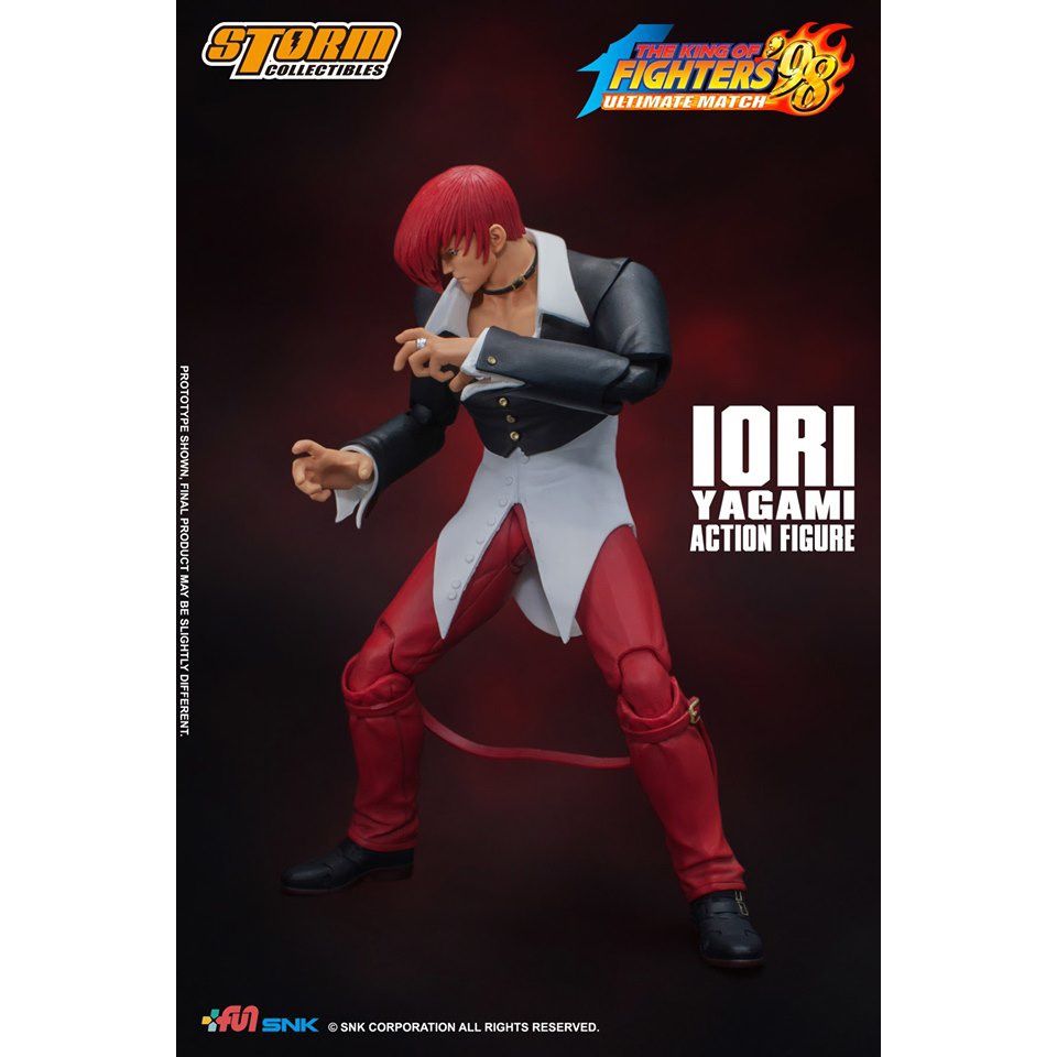 全新未開Storm Collectibles 1/12 拳皇SNK The King of Fighters '98 Ultimate Match - IORI  YAGAMI 八神庵原色KOF action figure