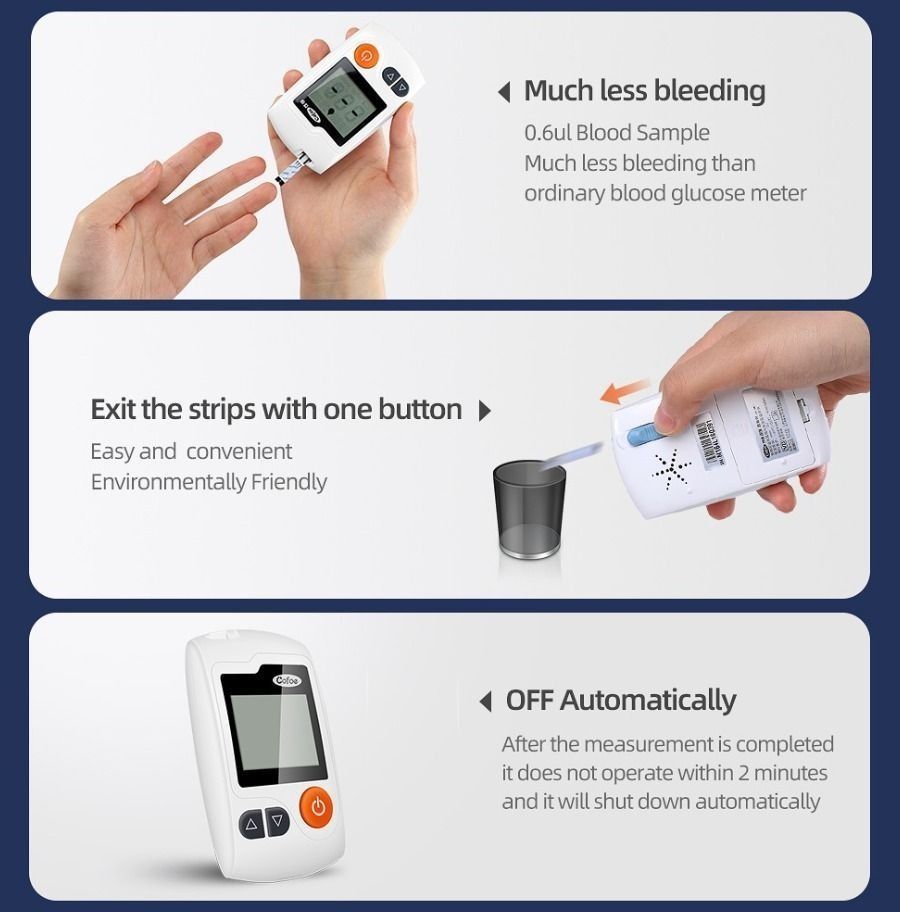 ACCURATE Blood Glucose Meter Diabetes Monitor Sugar Test