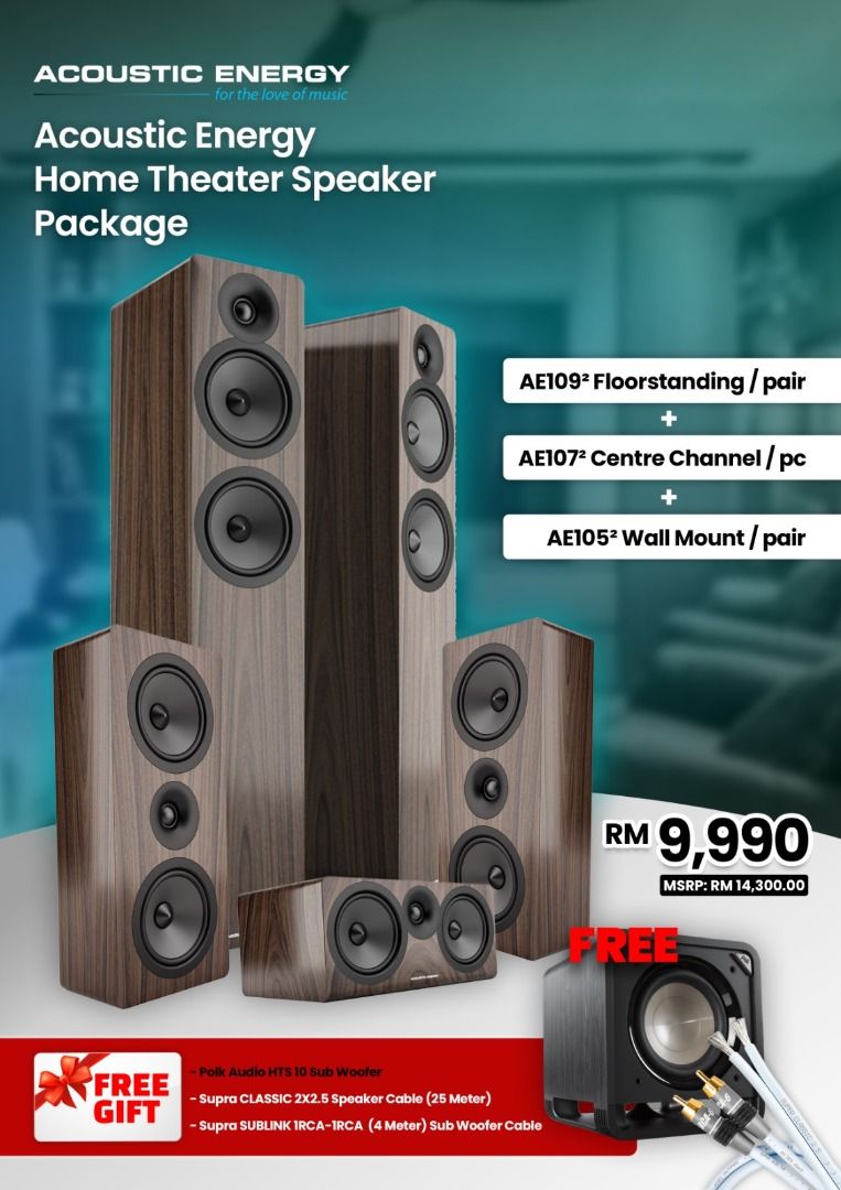 Energy home top theater speakers