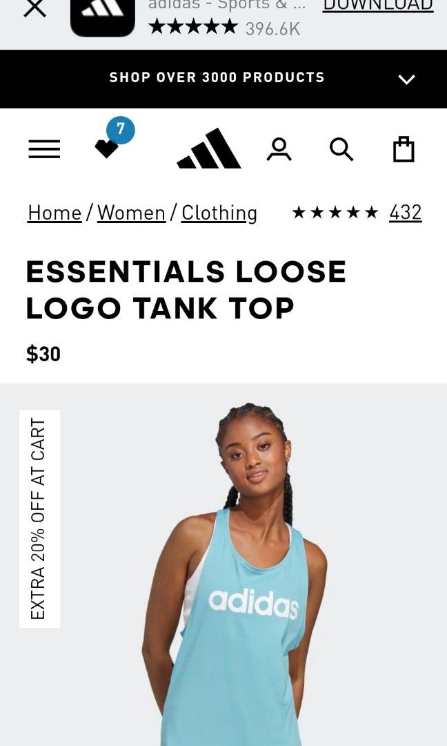 Adidas womens discount muscle tank top