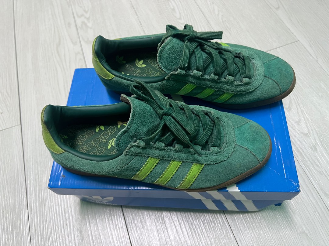 Adidas trimm star hot sale green