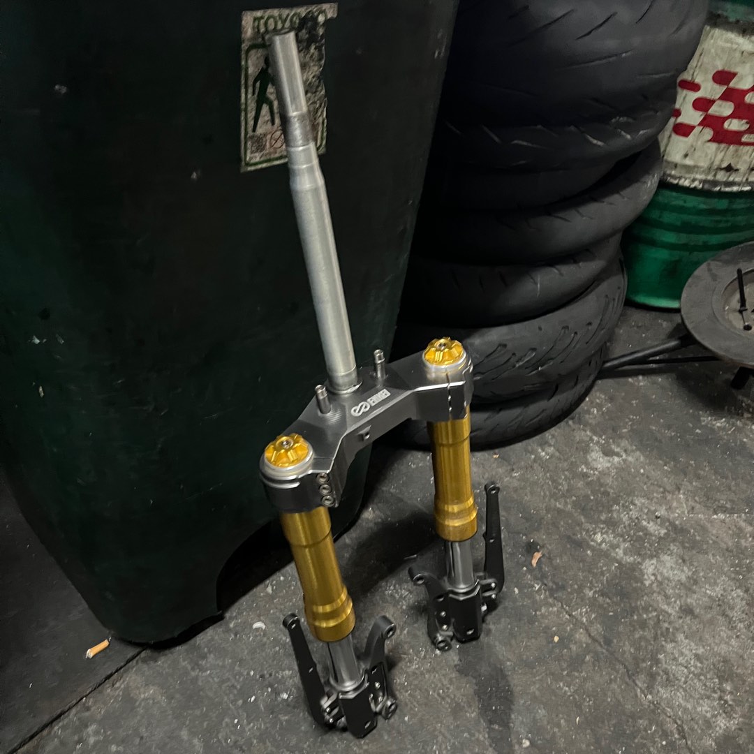 Aerox Enkei Inverted Fork, Motorcycles, Motorcycle Accessories on Carousell