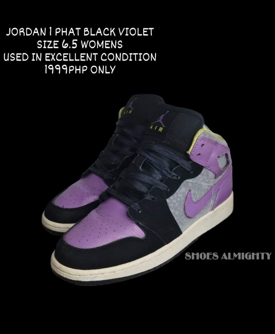 Jordan 1 black violet new arrivals