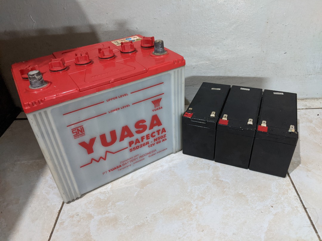 Aki Mobil Yuasa dan Aki UPS Prolink Mati on Carousell
