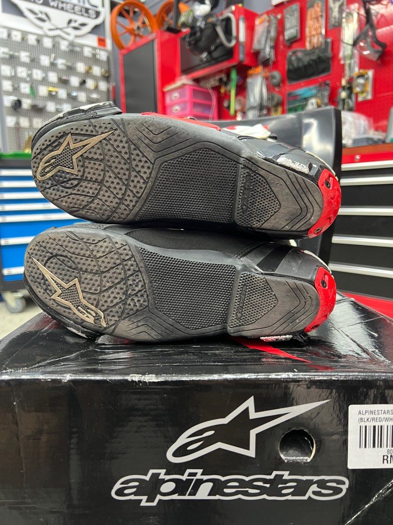 Alpinestar supertech r boots, Motorcycles, Motorcycle Apparel on Carousell