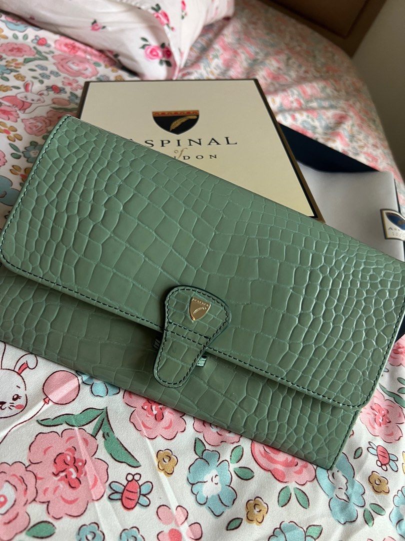 Aspinal London Travel Wallet with Removable Inserts, Luxury, Bags