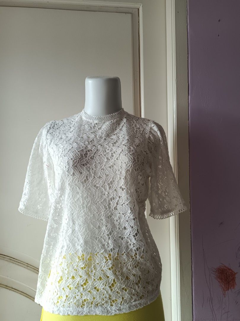 atasan brukat organza import 85 2 katlyn shop