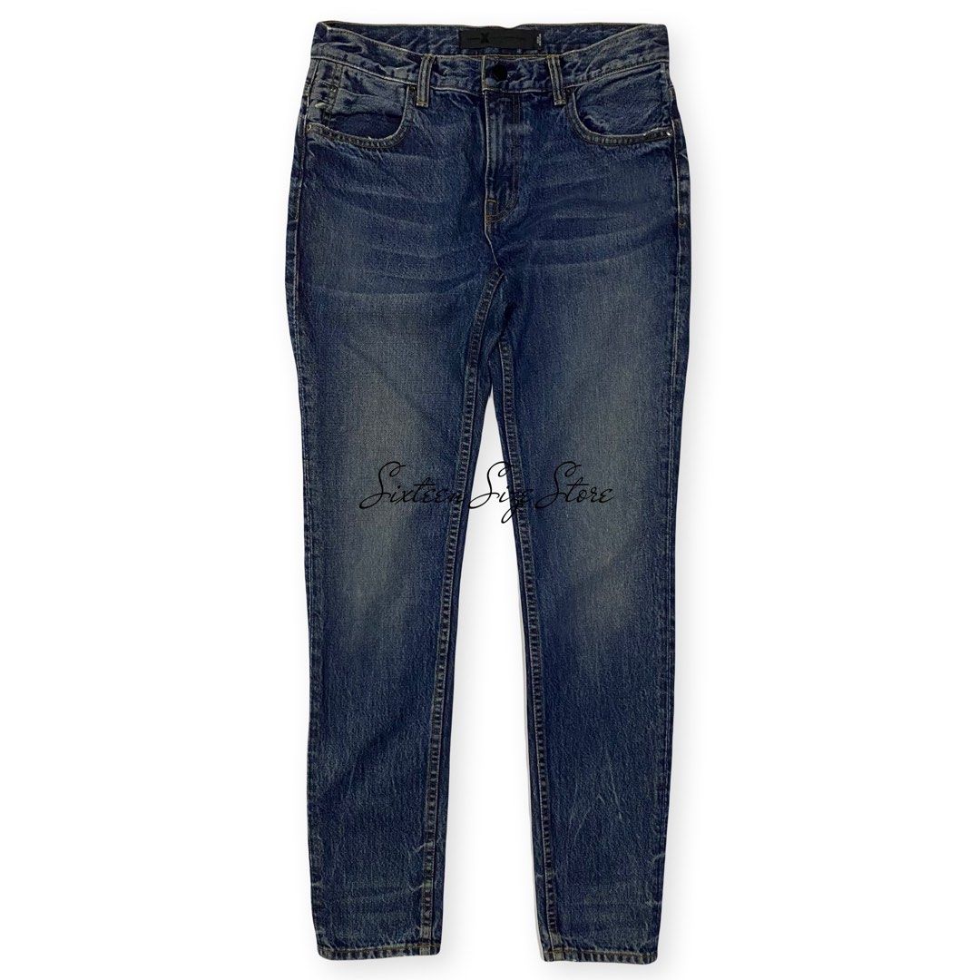 デニム・ジーパン ALEXANDER WANG DEEP BLUE COTTON DENIM JEANS Alexander Wang Denim Jeans Pre-Styled Rounded Jeans With