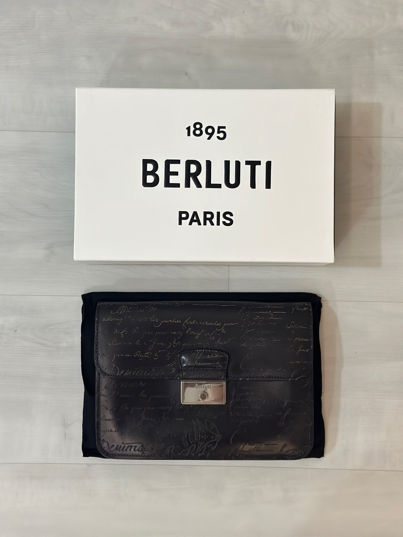 Berluti clutch hot sale