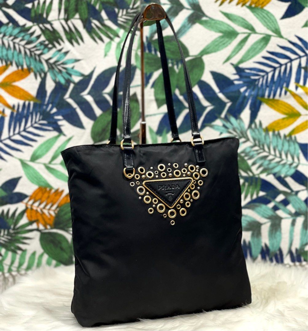 Prada 2 Way Nylon Tote Bag, Luxury, Bags & Wallets on Carousell