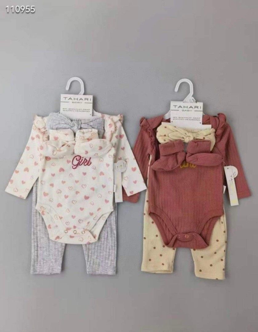 Tahari Baby 3pc prazi Ruffle