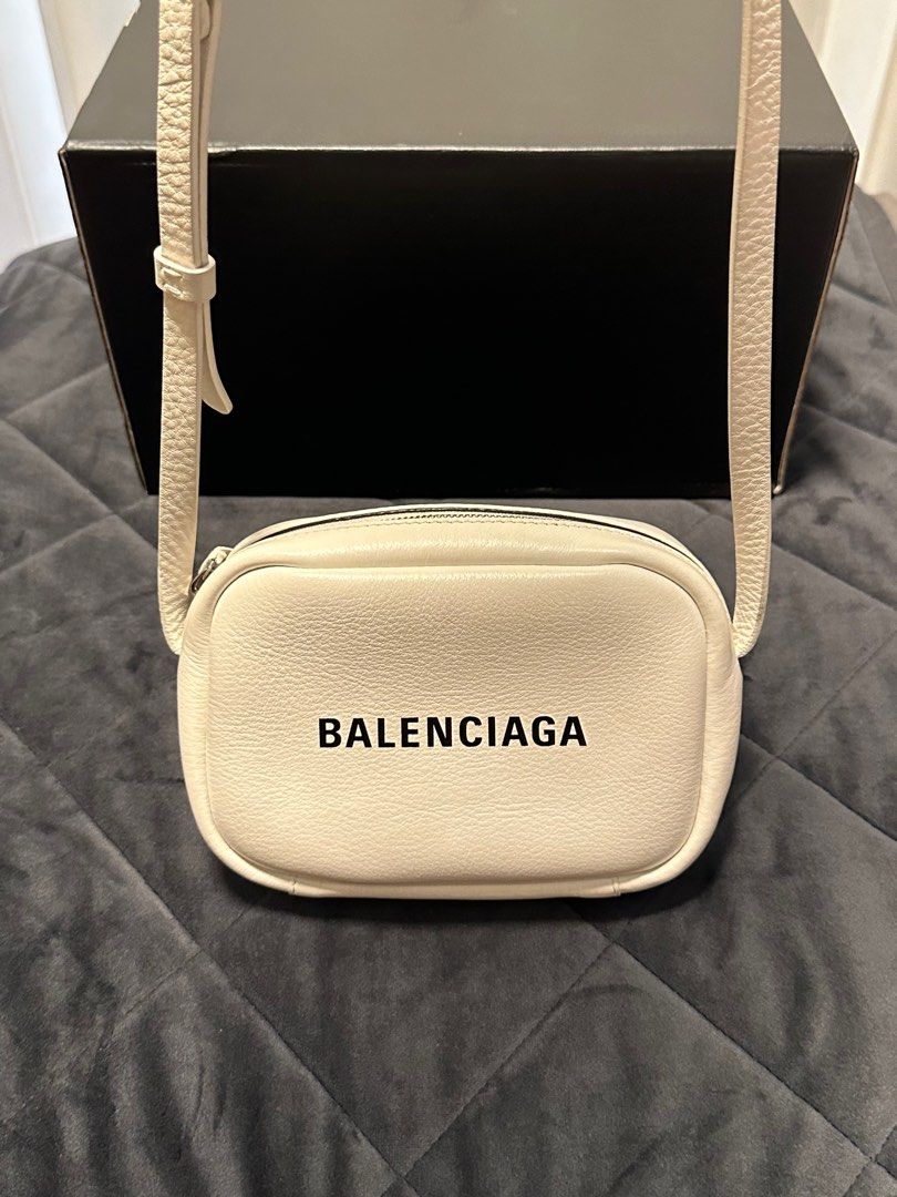 Balenciaga Everyday Camera Bag in White