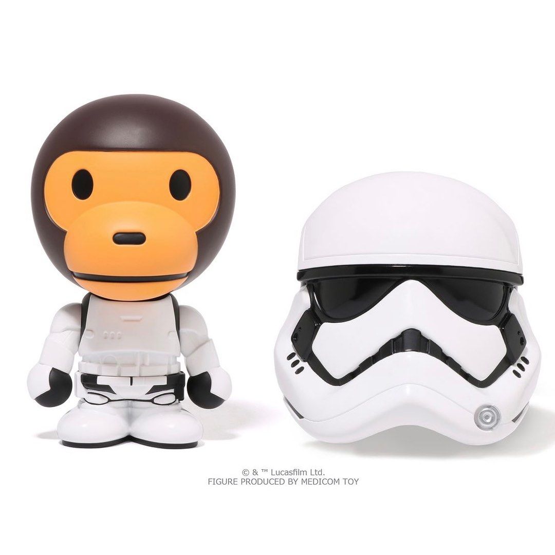 受注製作 ＢＡＰＥ Ｘ ＳＴＡＲ ＷＡＲＳ ＢＡＢＹ ＭＩＬＯ