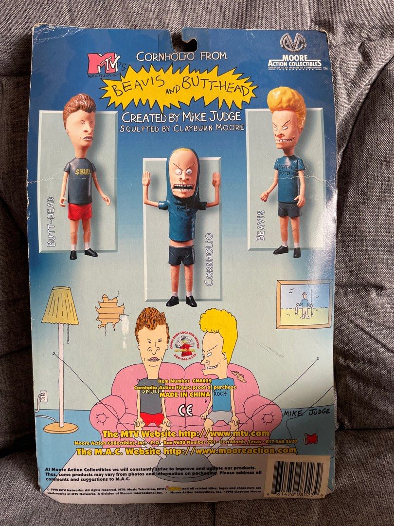 Beavis and Butthead Radioactive Cornholio Figure Moore Action Figure