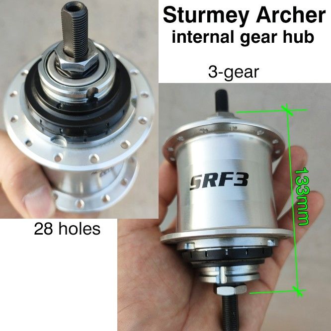 Bicycle bike internal gear hub sturmey archer electric, Sports