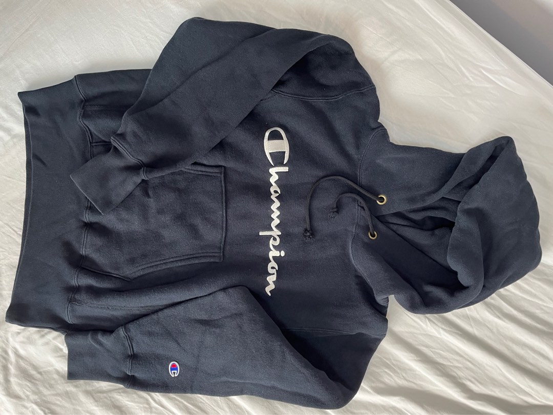 Black Champion hoodie size S Women s Fashion Coats Jackets and