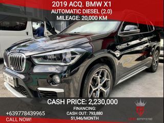 BMW X1 2019 Acquired Xdrive 20D Xline Auto