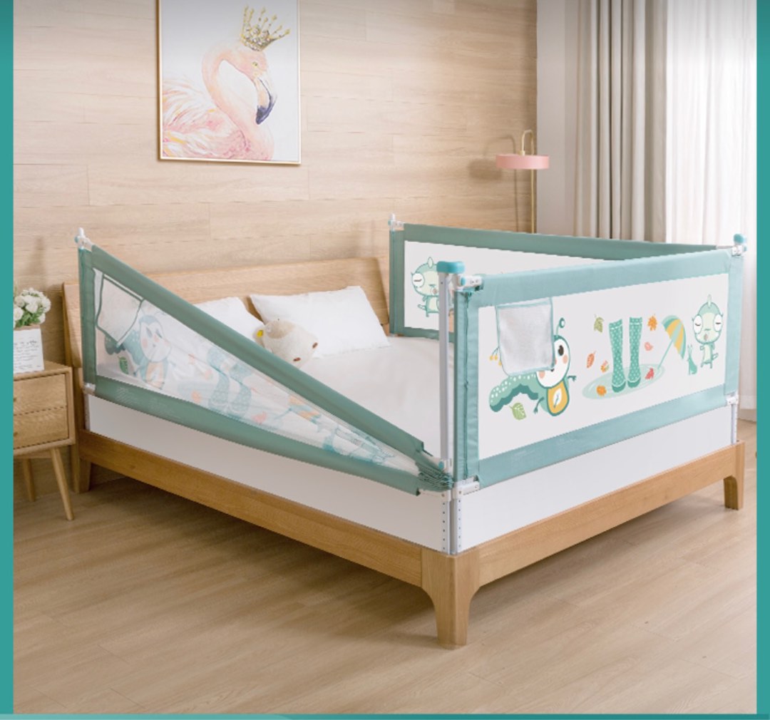 BNIB Bed guards (Grey design), Babies & Kids, Baby Nursery & Kids