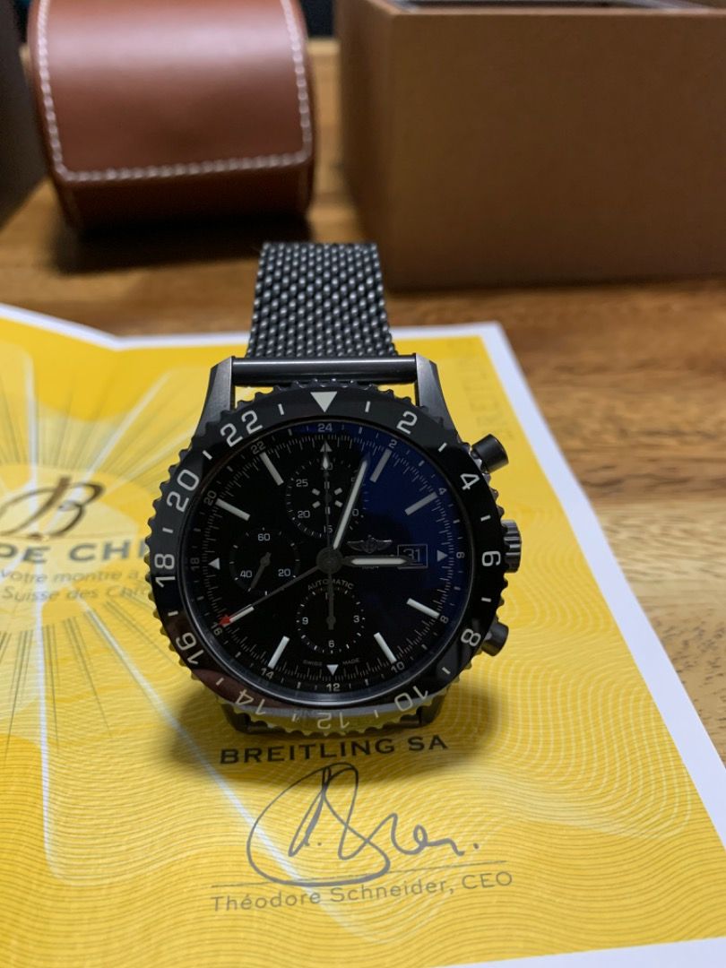 Breitling Chronoliner Blacksteel
