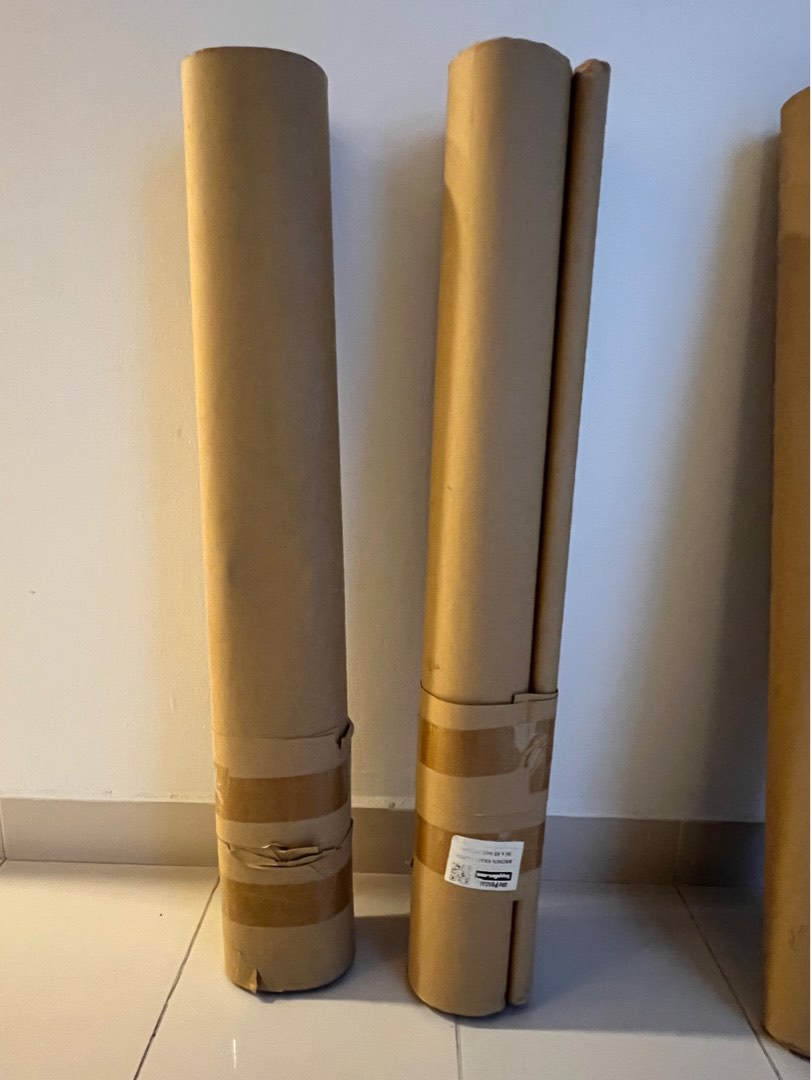 Brown Kraft Paper (36 x 48 inch) 50 pcs, Hobbies & Toys, Stationery