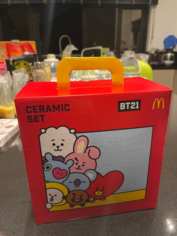 BT21 Ceramic Set, Hobbies & Toys, Memorabilia & Collectibles, KWave on