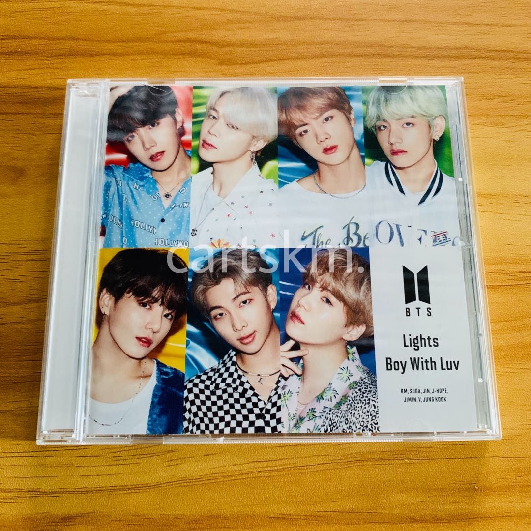 BTS V テテ直筆サイン写真Lights / Boy With Luv