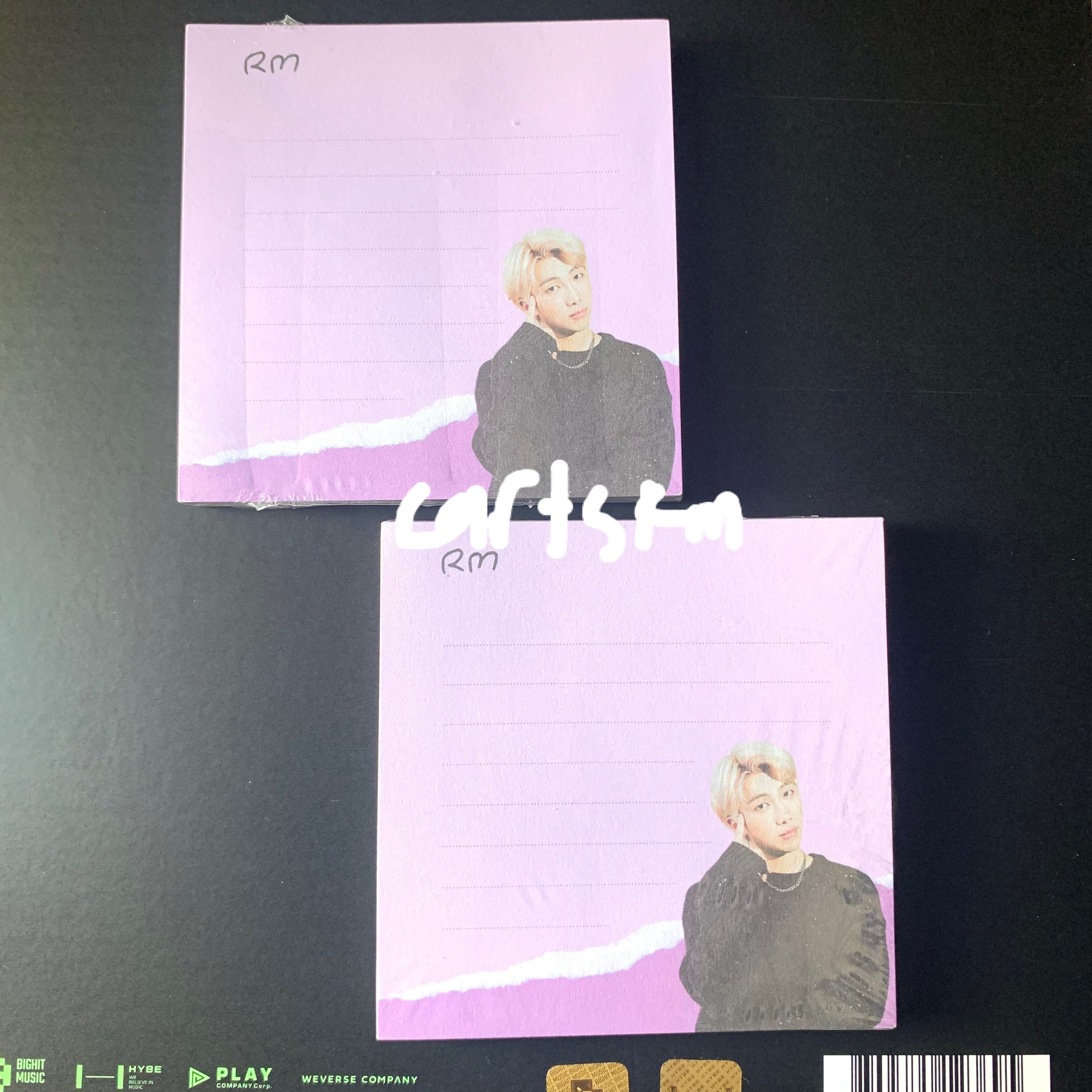 bts sealed deco kit memo note pad on Carousell