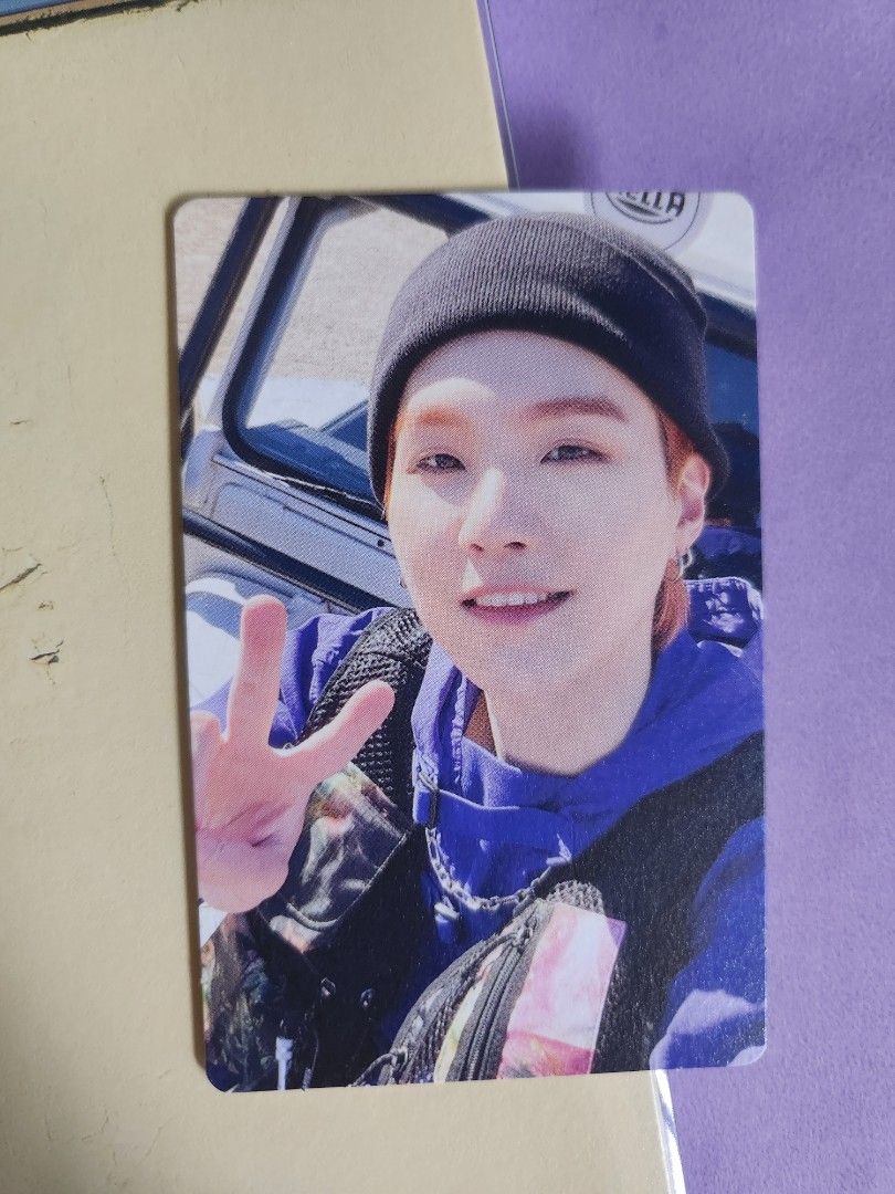 BTS SUGA PHOTOFOLIO NRPC (Category: K-Wave Merchandise) located in Mandaluyong City. Submitted by wheretonext (Listing ID 1230117400, Image 1). Description: BTS suga/yoongi nonrandom pc from photofolio onhand and ready to ship.