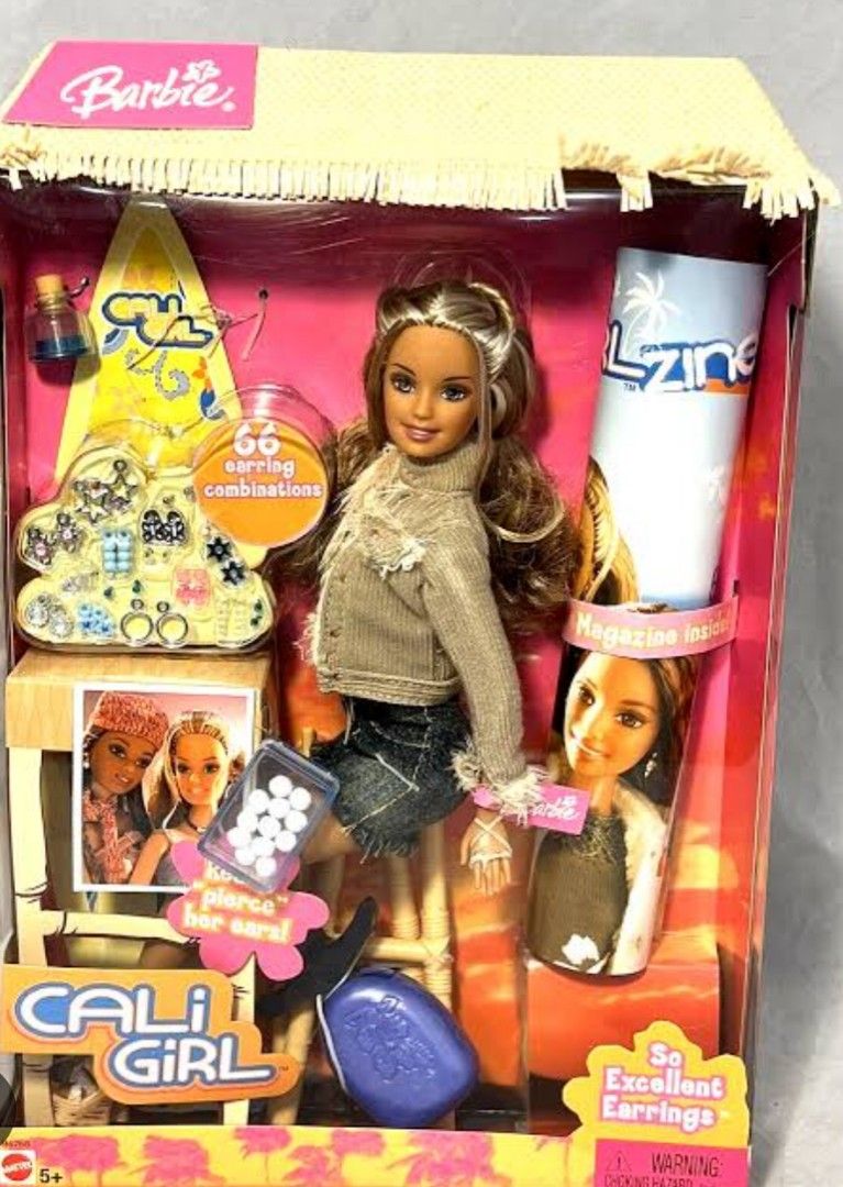 Barbie cali girl store ear piercing