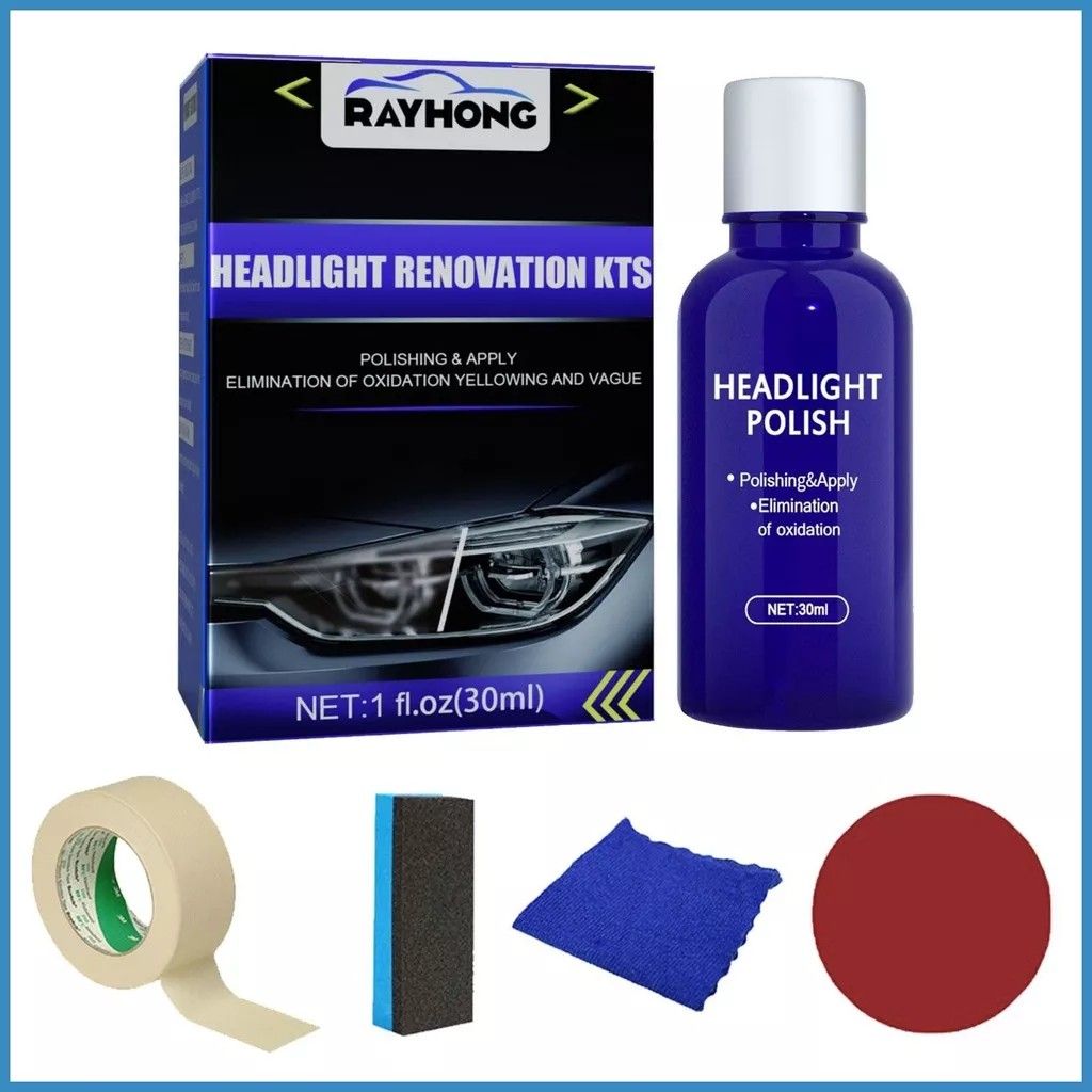 Car Headlight Restoration Kit Long Duration Headlight Restore Kit Headlight  Polish Brings Headlights, Car Accessories, Accessories on Carousell