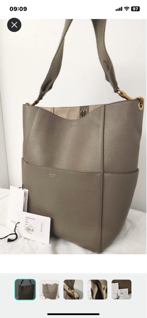 Celine Seau Sangle Taupe