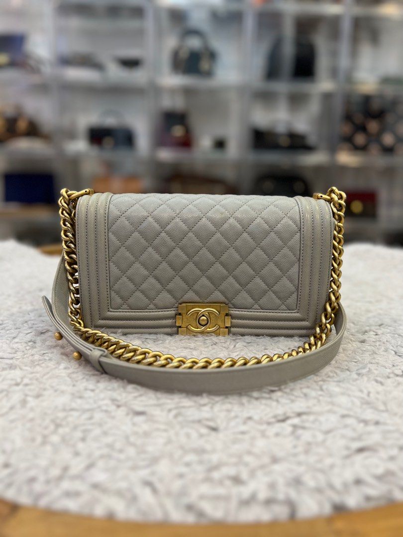 Grey chanel boy shop