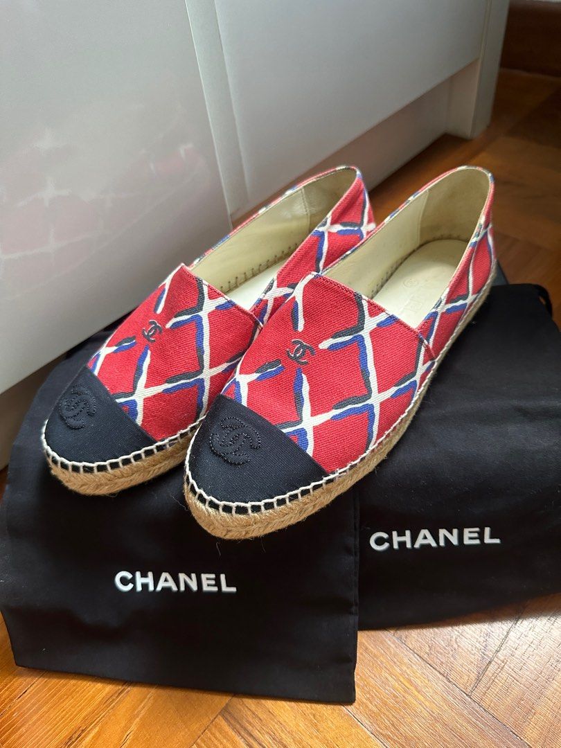Chanel espadrilles size 4 clearance