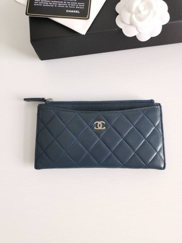 Chanel zip pouch on sale