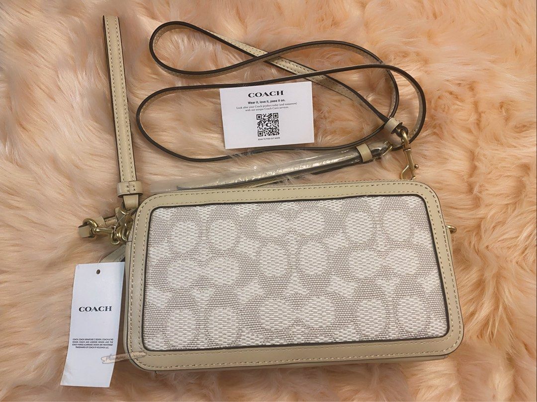 Coach Kira Crossbody In Micro Signature Jacquard