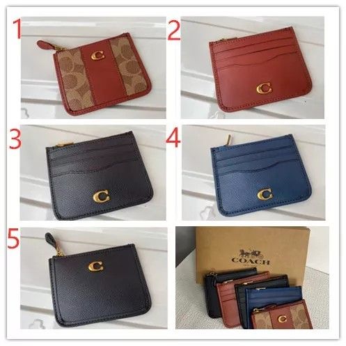 Coach Men Card Wallet New, Luxury, Bags & Wallets on Carousell