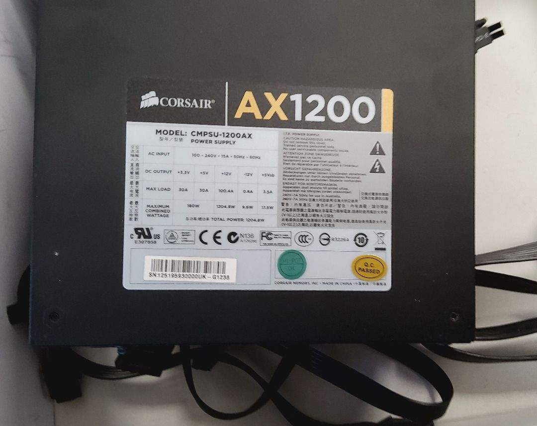 Corsair ax 1200w on sale