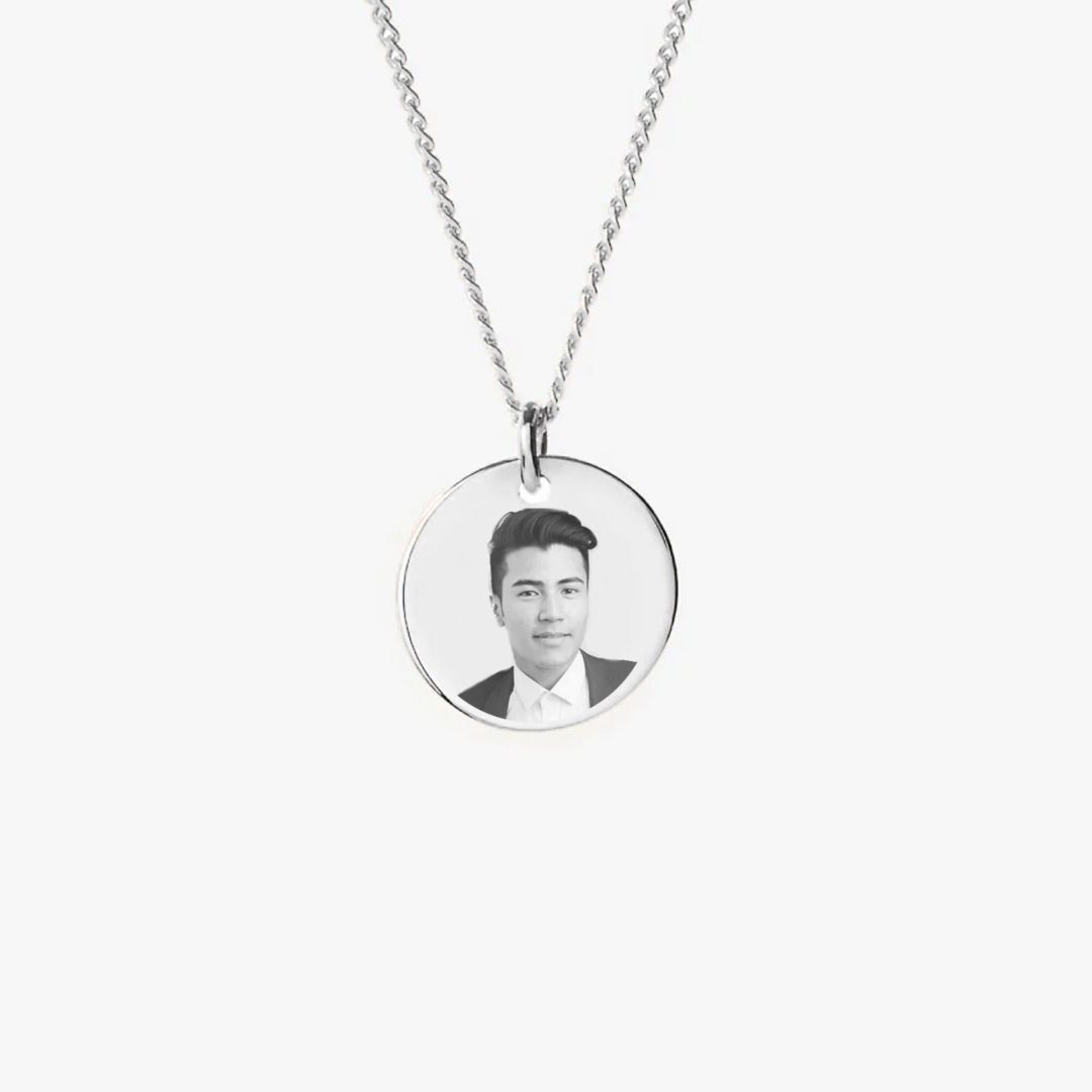 Gold custom picture pendant hot sale