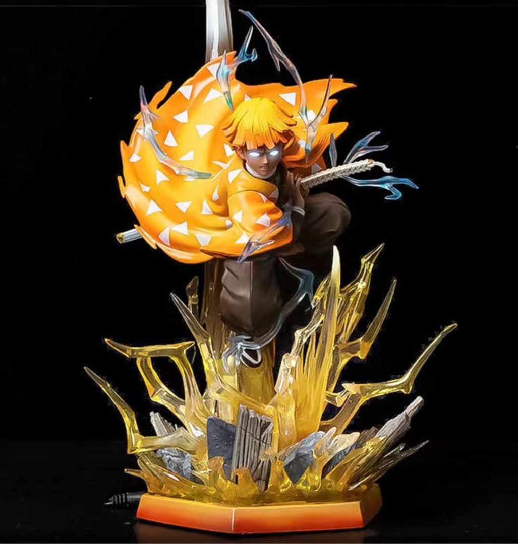 Demon Slayer Zenitsu Figure 31cm Anime, Hobbies & Toys, Collectibles